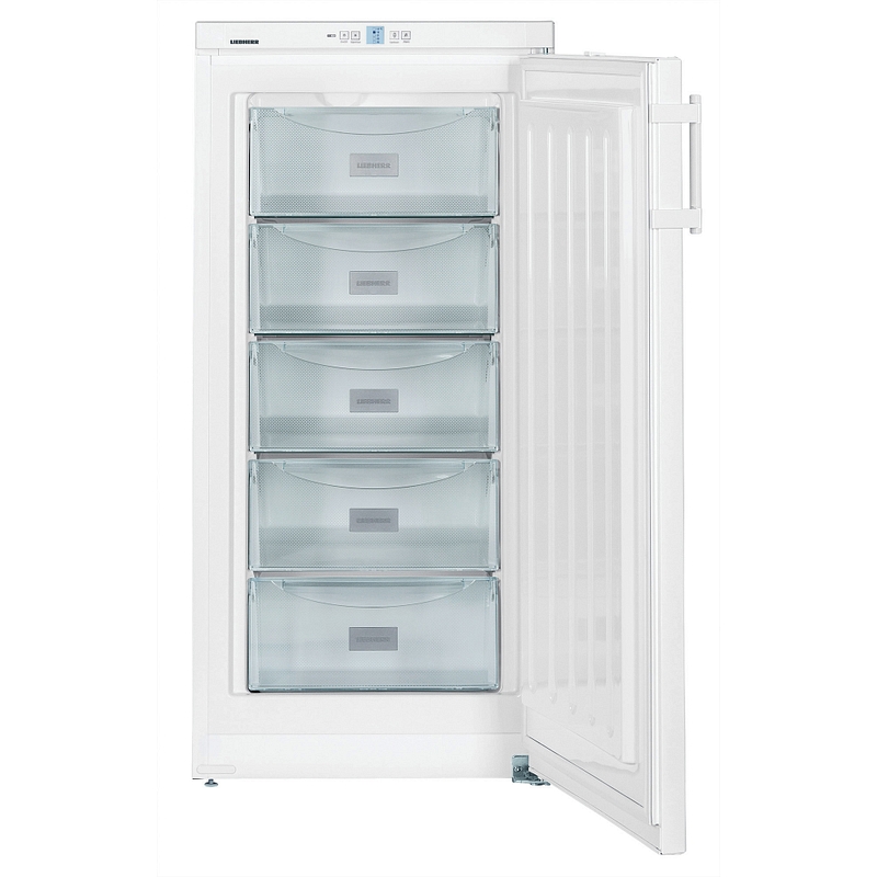 Congélateur électroménager, Smart Frost, 5 tiroirs, 158L