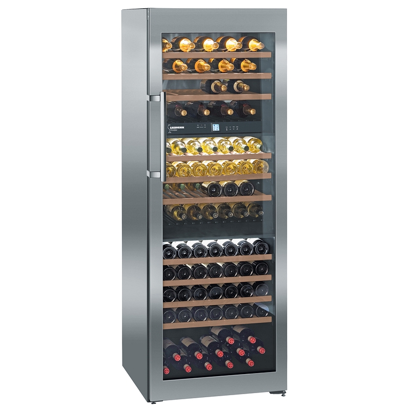 Cave à vin, 3 zones température indépendantes, 178 bouteilles